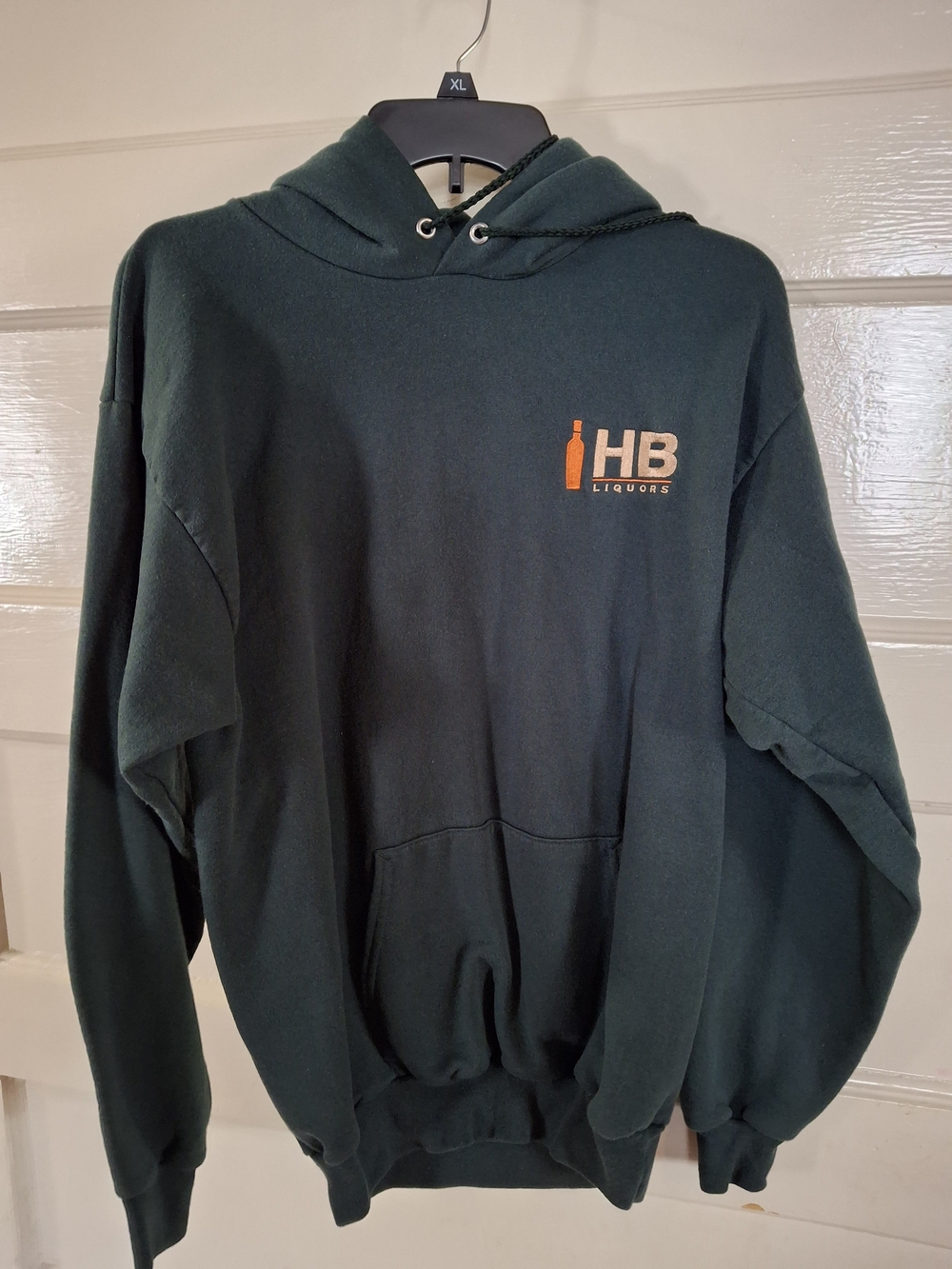 Port and Company Dark Green HB Liquors Crewneck Hoodie (Cfd006)